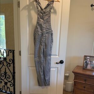 Level 99 Women's Gray Denim Overalls